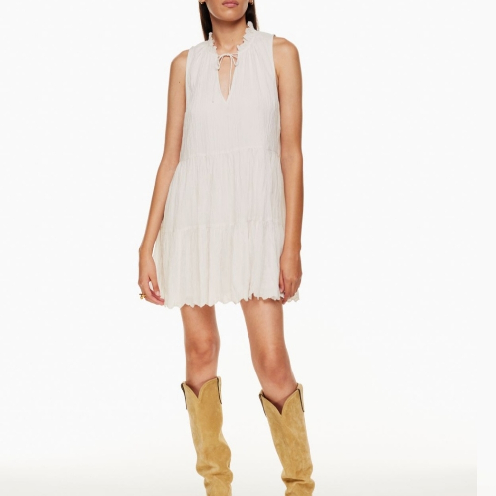 Aritzia Wilfred Tiered Baby Doll Dress S